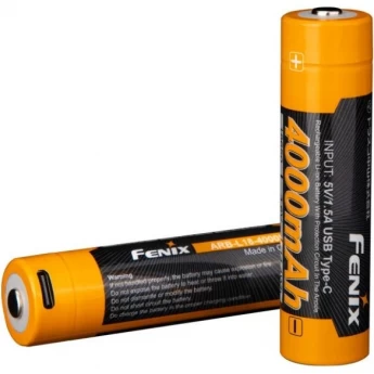 Аккумулятор 18650 FENIX ARB-L18-4000U с разъемом для USB