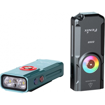 Фонарь-брелок FENIX E06R серый