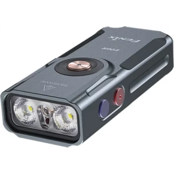 Фонарь-брелок FENIX E06R серый