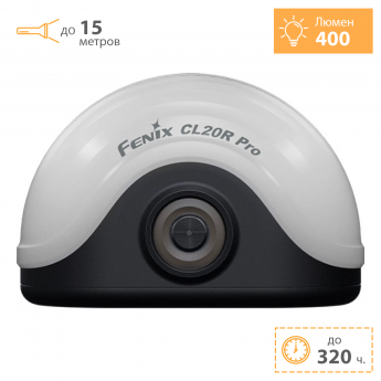 Фонарь FENIX CL20R Pro черный 400 люмен + Подарок Фонарь FENIX CL20R Pro черный 400 люмен + Подарок