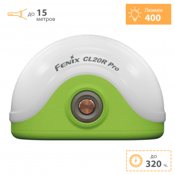 Фонарь FENIX CL20R Pro зеленый 400 люмен + Подарок Фонарь FENIX CL20R Pro зеленый 400 люмен + Подарок
