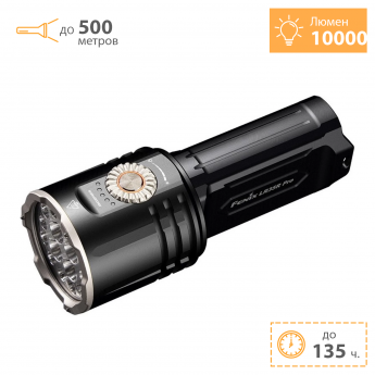 Фонарь поисковый FENIX LR35R Pro + Подарок