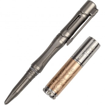 Набор FENIX ручка T5Ti + фонарь F15 серый T5TIF15GY