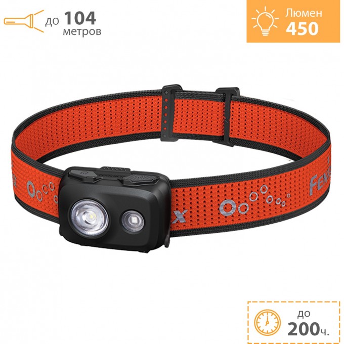 Налобный фонарь FENIX HL16 UltraLight 450 Lumen Black HL16bk