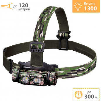 Налобный фонарь FENIX HM60R камуфляж + Подарок Налобный фонарь FENIX HM60R камуфляж + Подарок