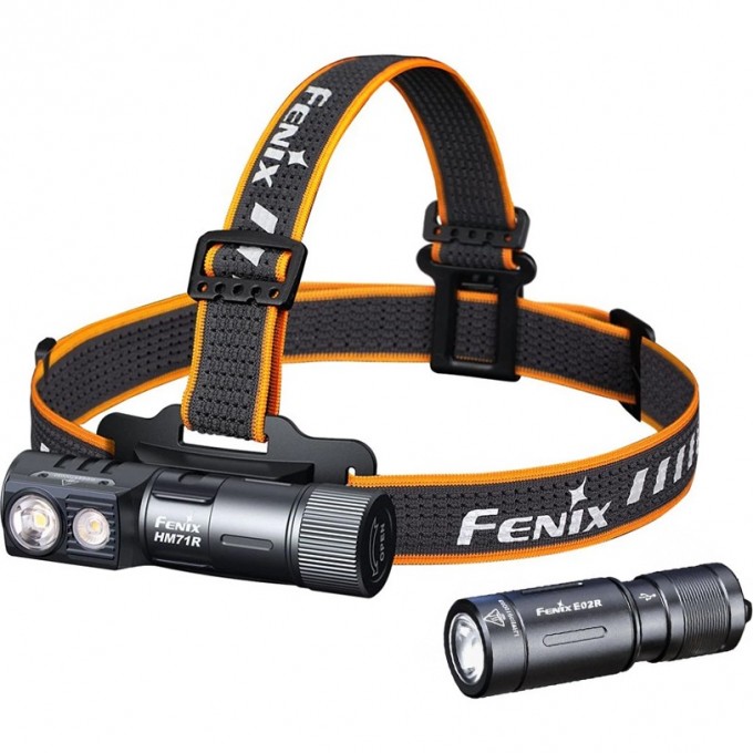 Налобный фонарь FENIX HM71R + FENIX E02R (Bonus Kit) HM71RE02R