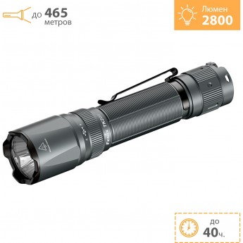 Тактический фонарь FENIX TK20R UE 2800 Lm City Gray